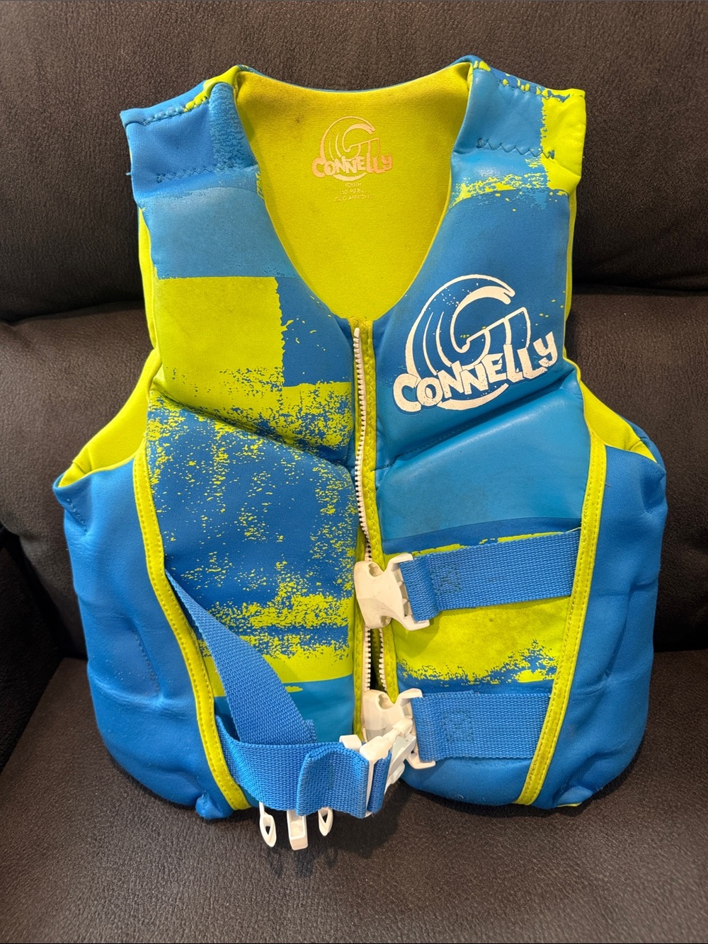 Connelly Kids Blue & Yellow Life Vest - 50-90lbs